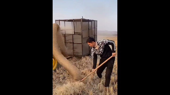 Biggest vacuum machine of farmer