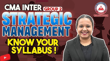 Prepare Efficiently: Know your CMA Inter Group 2- SM Syllabus | Akash Agarwal Classes