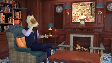 3D Rooster mascot explainer video about company services #KCGI