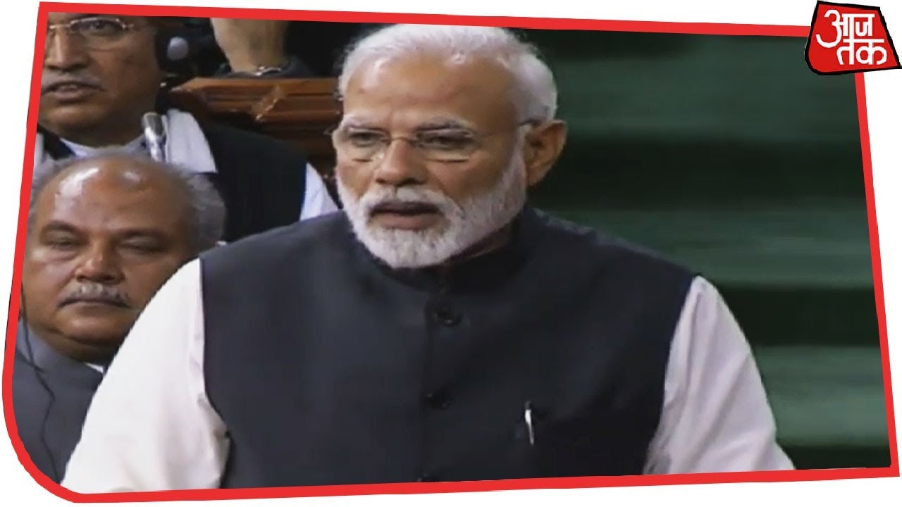 PM Modi Blasts Opposition In Parliament With Powerful ...
