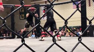 Youth MMA Fight H-Lite: Ben Taylor VS Rhoninja USFL in Milwaukie w/ Duke Roufus | Rhonin Swenson MMA