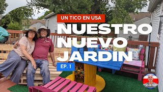 IDEAS PARA DECORAR TU CASA: HACIENDO MUEBLES DE JARDÍN CON PALETS EP. 1 🏡 - UN TICO EN USA by Alexander Araya - Un tico en USA 139 views 9 months ago 7 minutes, 41 seconds