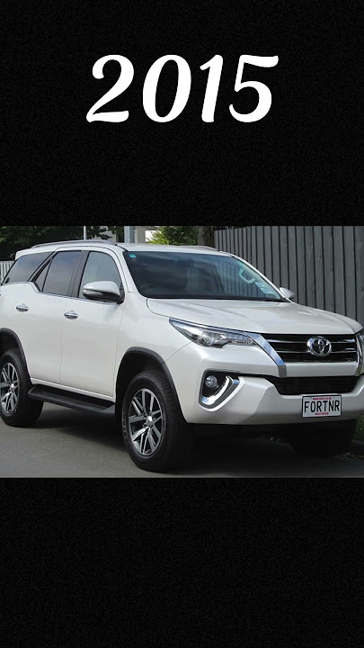 Evalution of Toyoto Fortuner |1980  - 2024 | Drive Dreams |