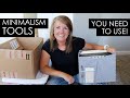 6 Minimalism Tools for Less Clutter & More Control
