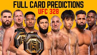 UFC 328 Chimaev vs Strickland Full Card Predictions &amp; Breakdown