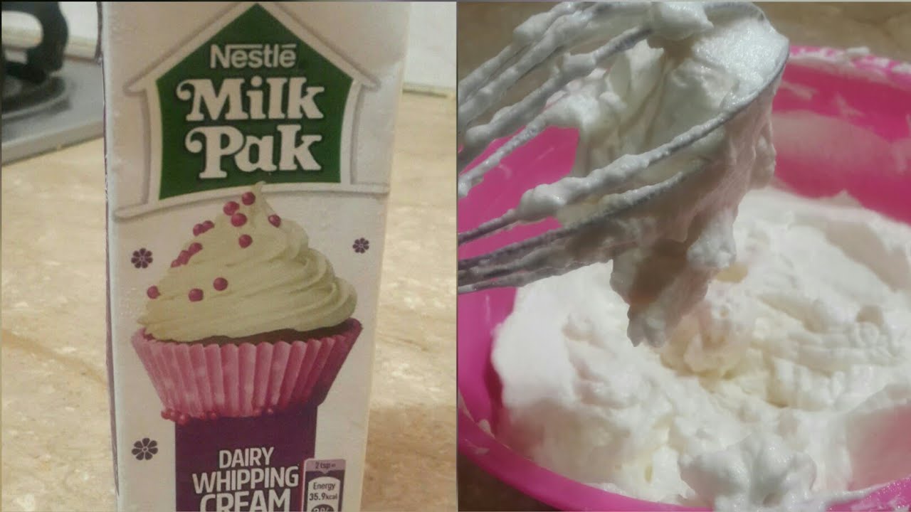 How to whip a whipping Cream Nestlé Whipping Cream YouTube