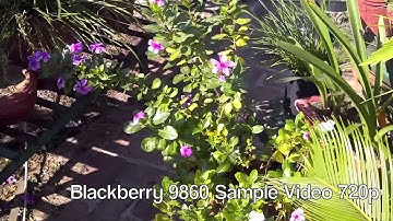 Blackberry Torch 9860 Video Sample 720p
