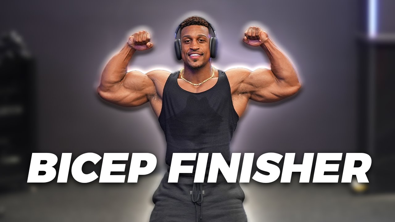 INSANE BICEP FINISHER For Bigger ARMS! | Ashton Hall