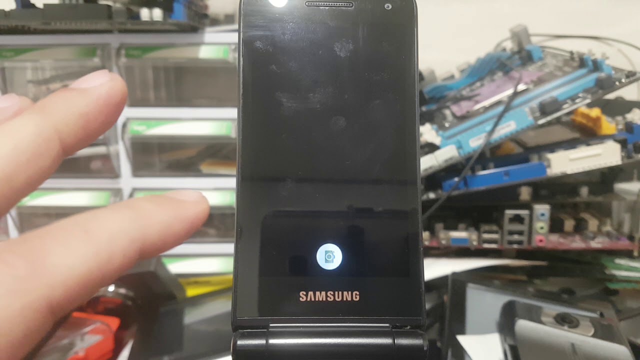 삼성 갤럭시폴더2 SM-G160N 부팅&퀵테스트 - YouTube