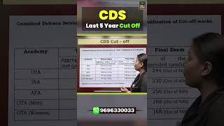 CDS Cut‑Off Last 5 Years + Safe Score Guide | 2025 Edition#cds2025