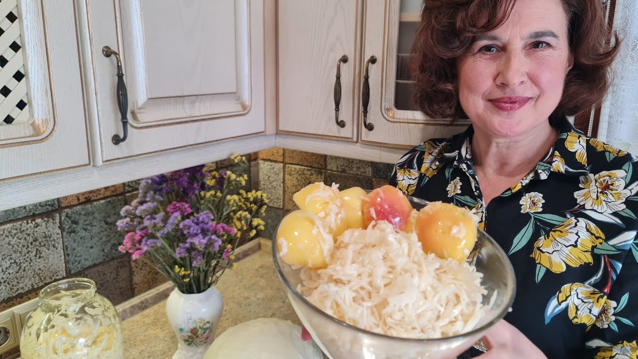 Найкраший Рецепт Вітамінної Бомби:Квашені Капуста + Яблука.Ферментовані Овочі,Фрукти - Супер корисно