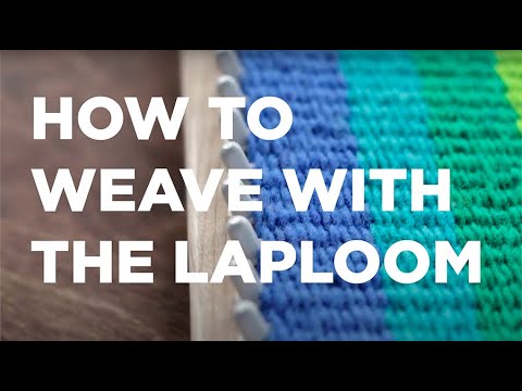 HOW TO WEAVE WITH THE LAPLOOM (Lap Loom) - YouTube