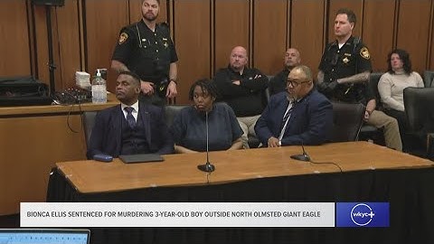 Bionca Ellis sentenced to life in prison without parole for death of Julian Wood at Giant Eagle