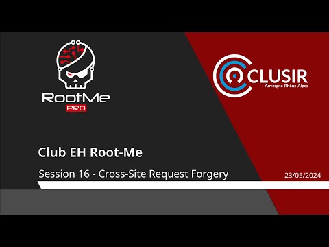 Club EH RM 16 - Intro to CSRF - video from Root-Me Pro
