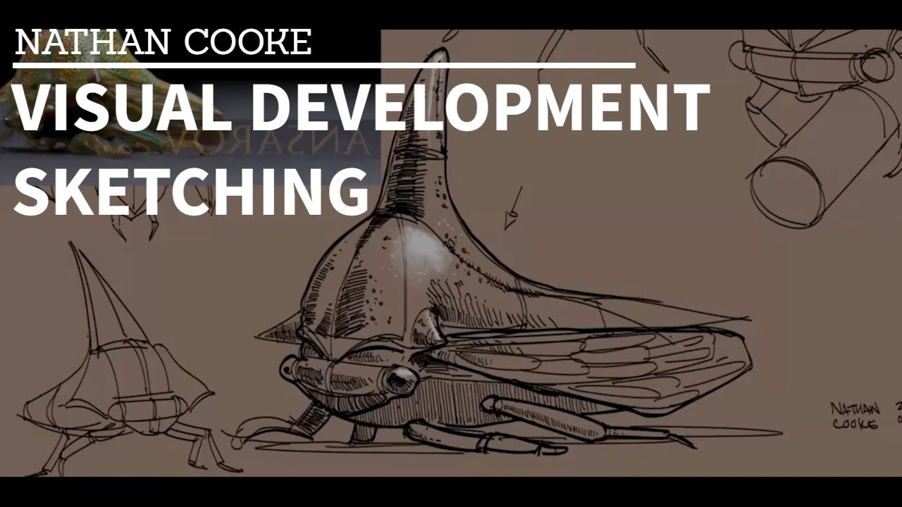 Visual Development Sketching Class - Nathan Cooke