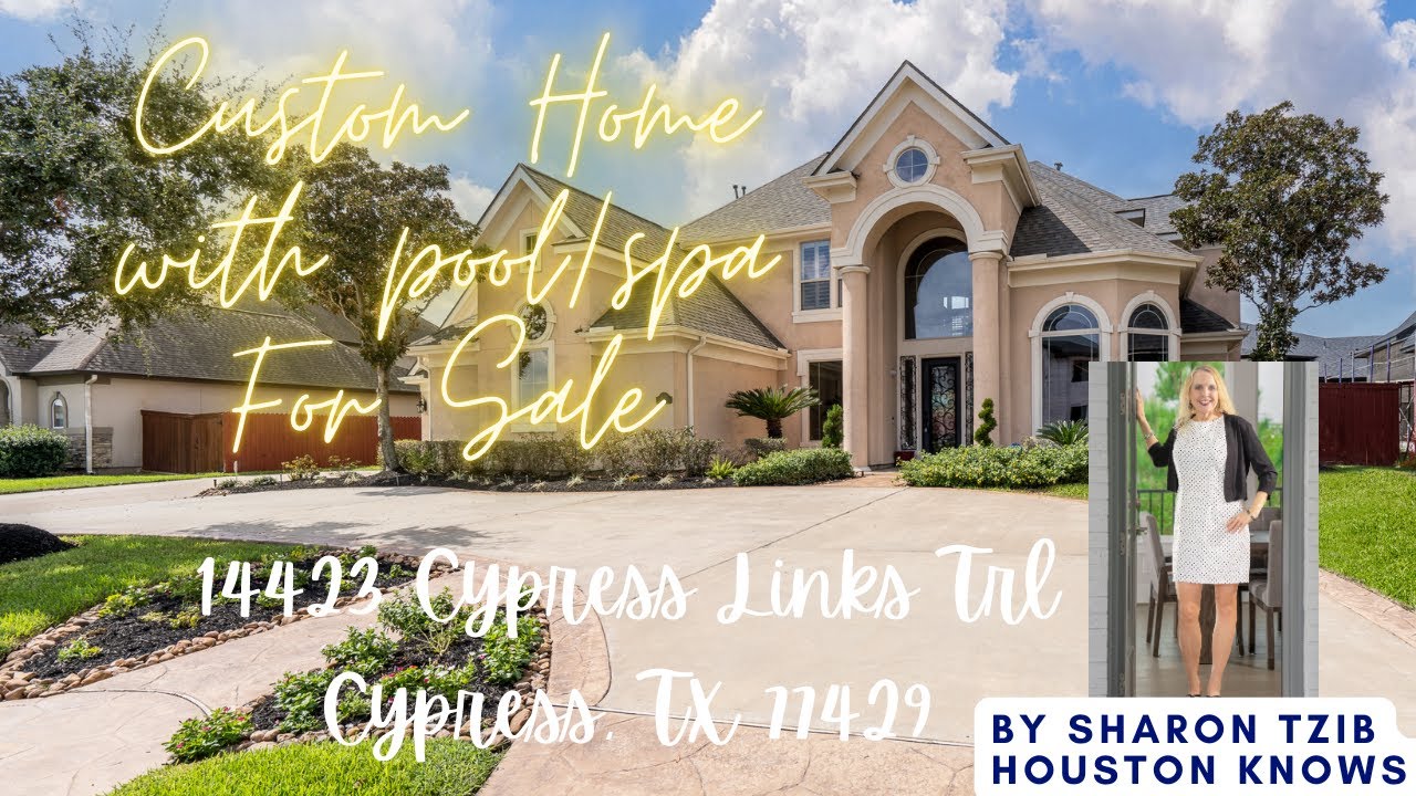 For Sale 14423 Cypress Links Trl, Cypress, TX / Leyland Shores/ 5 Beds