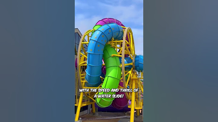 America’s first rotating water slide! #shorts
