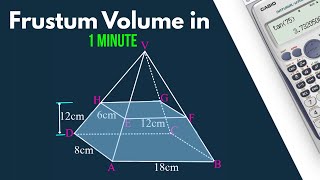 Volume of a Pyramid Frustum Made Easy | Calculate Water Volume Step by Step