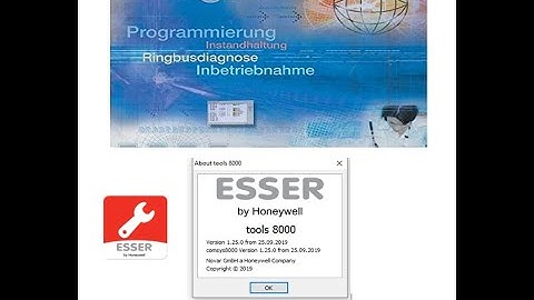 Esser Tools 8000 software latest version 1.25
