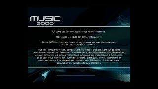 [Ps2] Introduction du jeu Music 3000 de Jester Interactive (2003)