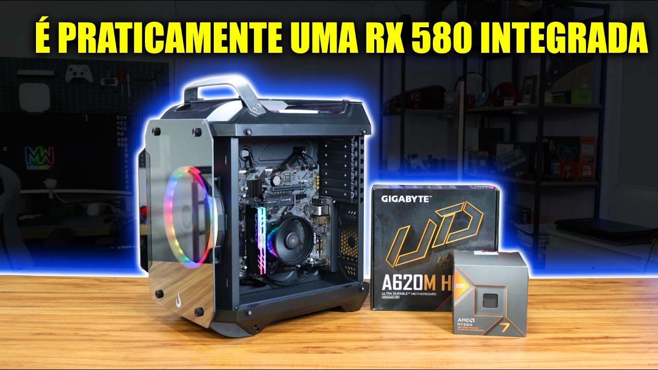 MONTEI O MELHOR PC GAMER SEM PLACA DE VÍDEO PRA 2026!