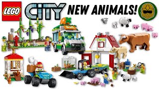 LEGO City 2022 Farm Sets Revealed: So Many Baby Animal Molds!