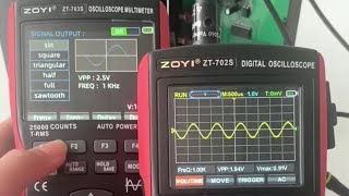 Multi-instrument dual-channel oscilloscope Zoyi ZT-703S multi-function multimeter signal generator