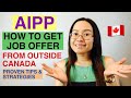 AIPP GETTING JOB OFFER | How to Apply from Designated Employers | Atlantic Immigration