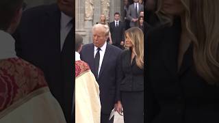 Donald Trump Attends Funeral for Mother-in-Law With Melania