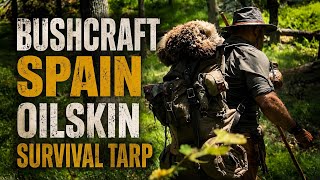New Bushcraft Spain Oilskin Survival Tarp, Snugpak Jungle Bag, WaxWool Mat, Kevlar Bear Bag