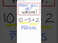 Basic Math and Order of Operations Quiz