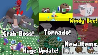 Huge Update! Got New Windy Bee! New Zone, Boss & New Items! - Bee Swarm Simulator