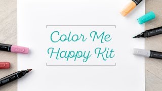 Color Me Happy Card Kit Using Stampin Blends