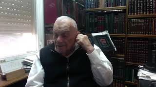 Rabbi Wein Mincha Maariv Shiur Feb 9 2021
