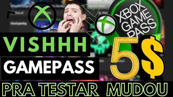 GAME PASS só por 5 REAIS 