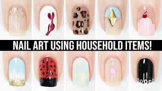 CUTE NAIL ART 2024 | Easy & Fun Nail Art Designs Using ONLY Household Items Compilation!