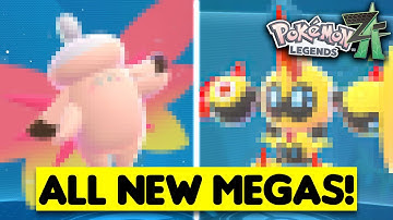 All 26 NEW Mega Evolutions in Pokemon Legends ZA!