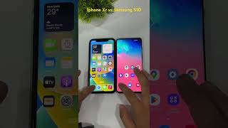 Iphone Xr vs Samsung S10 /Speed Test /Comparison /#shorts