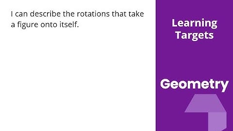 Geometry Unit 1 Lesson 16 More Symmetry