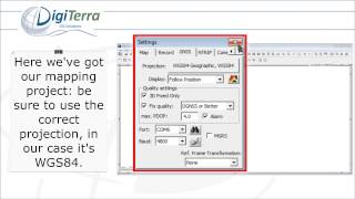Plotting points from a TXT or CSV file in DigiTerra Explorer v7