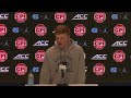 FB: Billy Edwards Jr. Pre-Pitt Press Conference