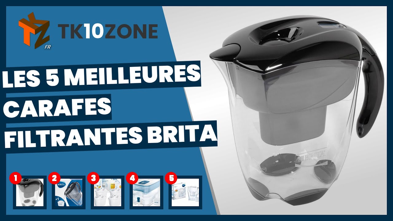 Les 5 meilleures carafes filtrantes brita