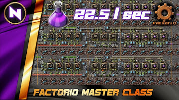 End Game Megabase PRODUCTION (PURPLE) SCIENCE 22.5 / sec | Factorio Tutorial/Guide/How-to