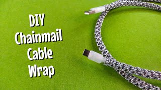 Easily Customize Your USB Cable With Chainmail