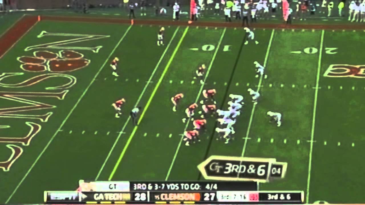 clemson sc GT offense vs Clemson 2012