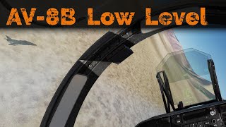 DCS AV-8 B Harrier Low Level Training Flight