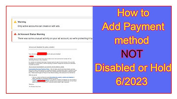 How to add payment method not disabled or hold latest 2023 | Tricks to add tags to run facebook ads