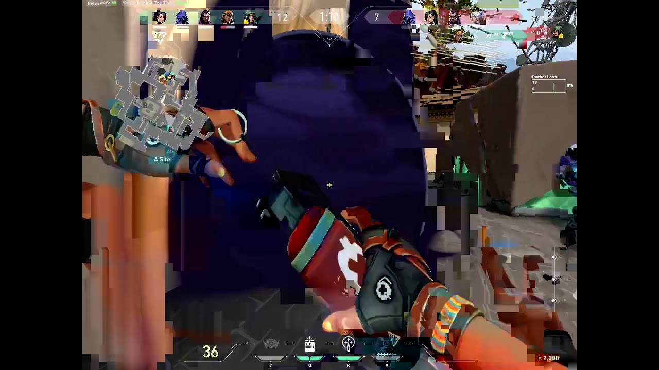 1v5 Clutch Victory with Pistol - Valorant Moment