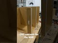 CNC cabinets are the way. Easy assemble with pre drilled holes and all! Less than 5 minutes each.