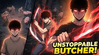 (1-42) The Butcher Who Sees Everyone As Pigs Becomes Unstoppable | Manhwa Recap